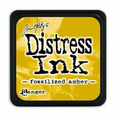 Ranger Distress Mini Ink pad - fossilized amber&nbsp;&nbsp;TDP46783 Tim Holtz