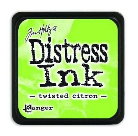 Ranger Distress Mini Ink pad - twisted citron&nbsp;TDP47322 Tim Holtz