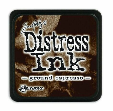 Ranger Distress Mini Ink pad - ground espresso&nbsp;&nbsp;TDP47353 Tim Holtz