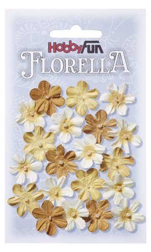 FLORELLA Bloemen Geel, 2cm