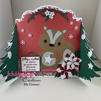 Kerstkaart Eekhoorn