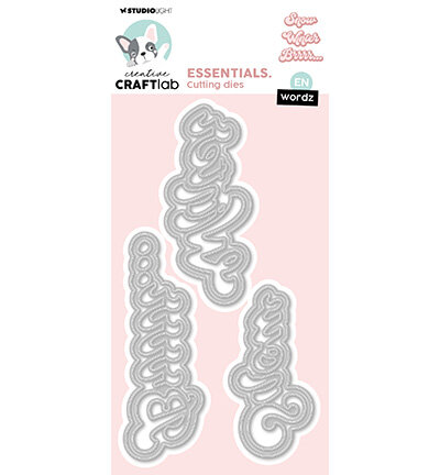 Studio Light Cutting Die Wordz Winter Essentials nr.981