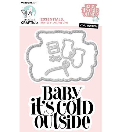 Studio Light Stamp and Cutting Dies Cold Outside Essentials nr.94
