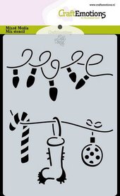 CraftEmotions Mask stencil Christmas - decorations Carla Creaties