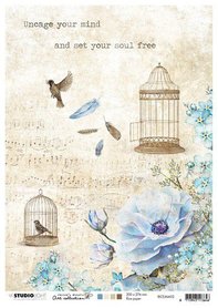 Studio Light Rice Paper A4 vel Jenine‘s Mindful nr 02