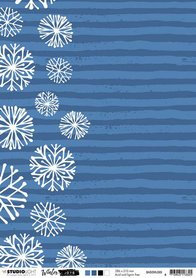 Studio Light Basis A4 Achtergrondpapier Winter Joys nr 305 