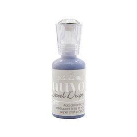 Nuvo jewel drops - steel blue 