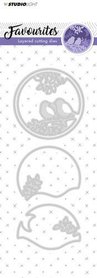 Studio Light Embossing Die Cut Stencil Layered Favourites nr 146
