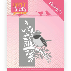 Snijmal - Jeanine's Art - Happy Birds - Vogelrand
