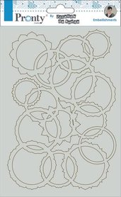 Pronty Chipboard Mandala A5  by Jolanda 