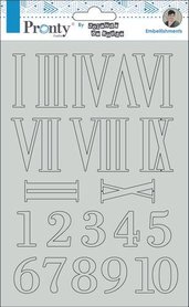 Pronty Chipboard Numbers A5  by Jolanda