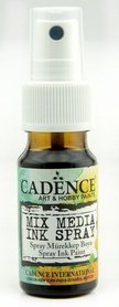 Cadence Mix Media Inkt spray Donker bruin 25 ml