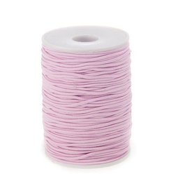 Vivant Elastisch koord rond roze 2mm 
