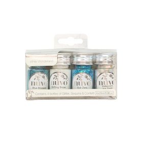 Nuvo pure sheen glitter - White Wonderland 4 pk 308N