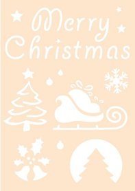 Joy! Crafts Polybesa stencil - Merry Christmas 6005/0012 A6