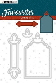 Studio Light Embossing Die Cut Stencil Winter‘s Favourites nr.335 