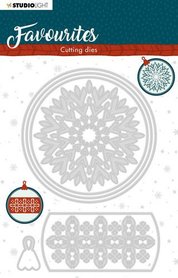 Studio Light Embossing Die Cut Stencil Winter‘s Favourites nr.340 