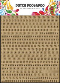 Dutch Doobadoo Dutch Sticker Art A5 Alphabet 