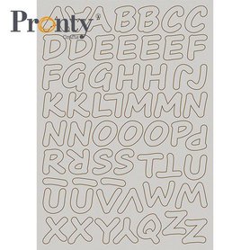 Pronty Chipboard A5 Alphabet 492.010.020