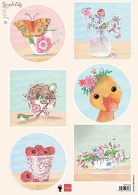 Marianne Design Decoupage Sensibility Eend EWK1282 A4
