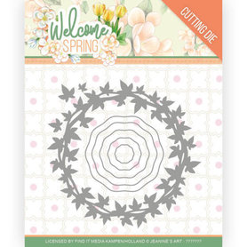Dies - Jeanine's Art  Welcome Spring - Leaf Wreath