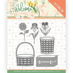 Dies - Jeanine's Art  Welcome Spring - Spring Basket