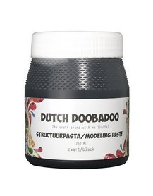 Dutch Doobadoo Dutch Structure Paste Smooth Zwart 250ml 