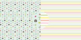 Dini Design Scrappapier Jam - strepen 30,5x30,5cm