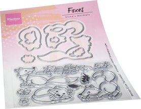 Marianne Design Clear Stamps& Die set Eline‘s Animals - Vos EC0192 