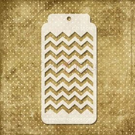 Craft O'Clock Stencil Tag 01
