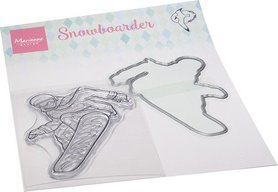 Marianne Design Clear Stamp & Die Hetty‘s Snowboarder HT1668 