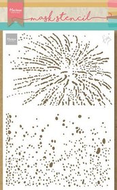 Marianne Design Craft Stencil -Tiny‘s Bubbels en sterretjes PS8109 