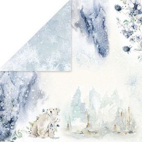 Craft&You Arctic Winter Scrapbooking single paper nr.01