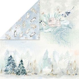 Craft&You Arctic Winter Scrapbooking single paper nr.05