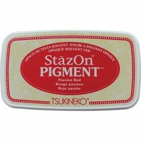 Stazon Pigment Inktkussen - Passion Red 