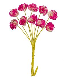 Scrapberry's Handmade mulberry Chrysanthemum hot pink
