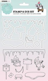 Studio Light Stamp & Cutting Die Sweet Stories nr.18 