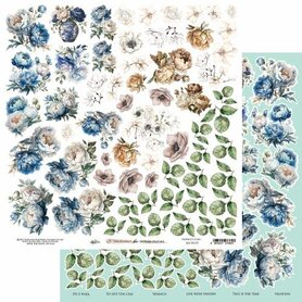 Art Alchemy Double-sided paper 30,5 30,5 cm Sea Stories – extras to cut