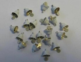 Klokjes wit 8 mm 20 ST 