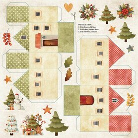 Craft&You Colors of Christmas sheet elements to cut out 12x12