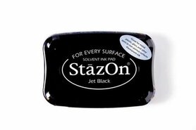 Stazon inktkussen Jet Black 