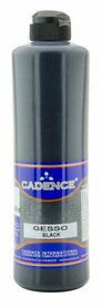 Cadence gesso acrylverf zwart 01 500ml