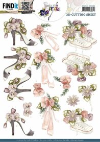 3D Cutting Sheet - Precious Marieke - Ladies Shoe - HJ23301
