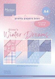 Marianne Design Paperpad Eline‘s Winter Dreams PB7067 A4