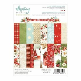 Mintay A5 Add-On Paper Pad - White Christmas 