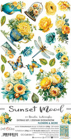Craft O Clock Extras Set Flowers 15x30 cm Sunset Mood 