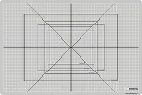 CraftEmotions snijmat dun 30x45 cm