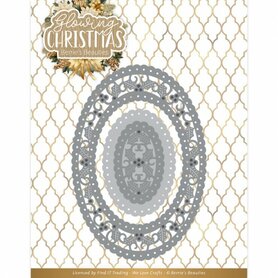 Dies - Berries Beauties - Glowing Christmas - Glowing Frame Oval