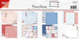 Joy! Crafts Scrappapier - Noor - Design Ocean Avenue 6011/0663 30,5x30,5 cm - 8 vel