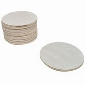 Houten Onderzetter / paneeltje rond 
